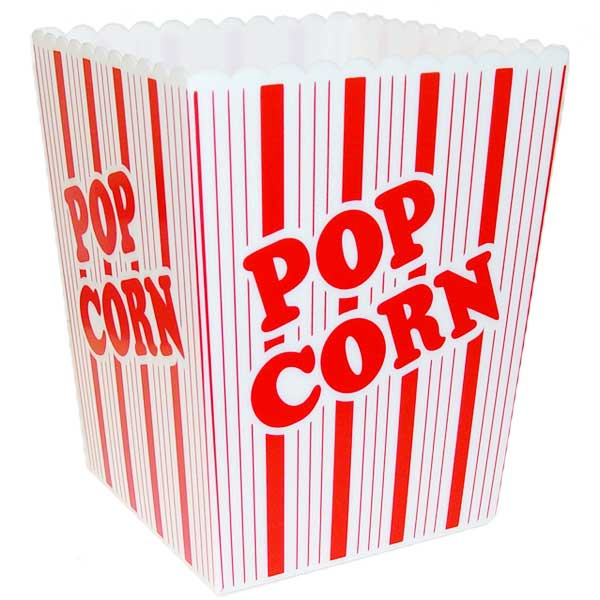 Large Plastic Popcorn Bowl